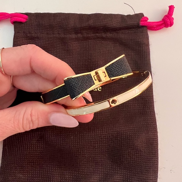Kate Spade gold plated bracelet bangle set - Picture 1 of 3